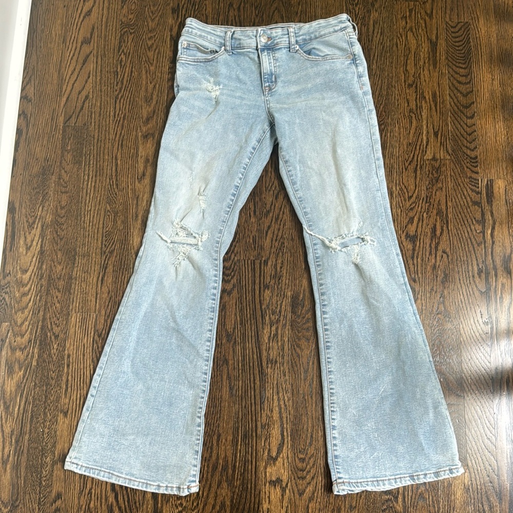 Aéropostale low rise flare jeans size 8